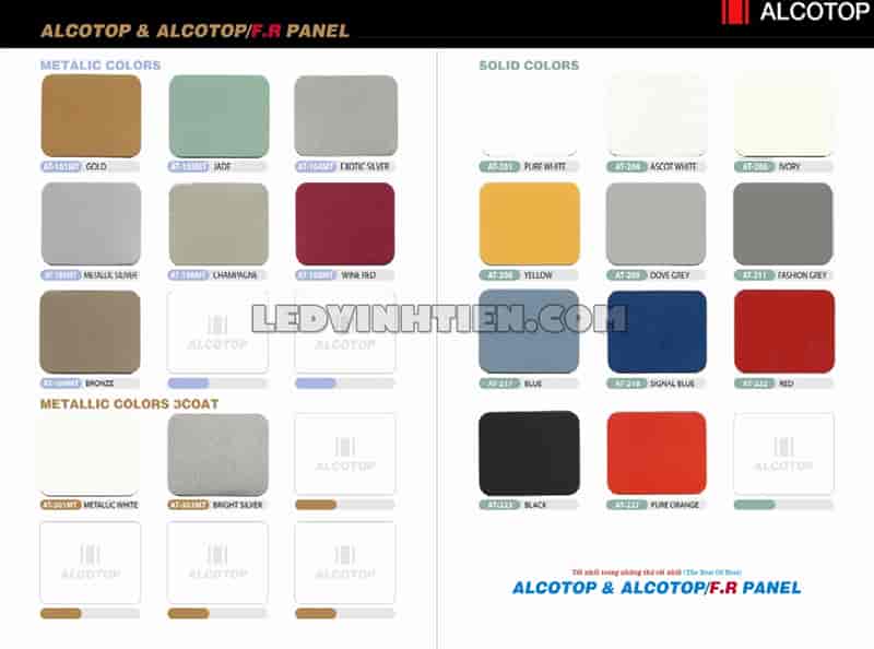 Địa chỉ bán tấm Alu Alcotop tại Phú Yên