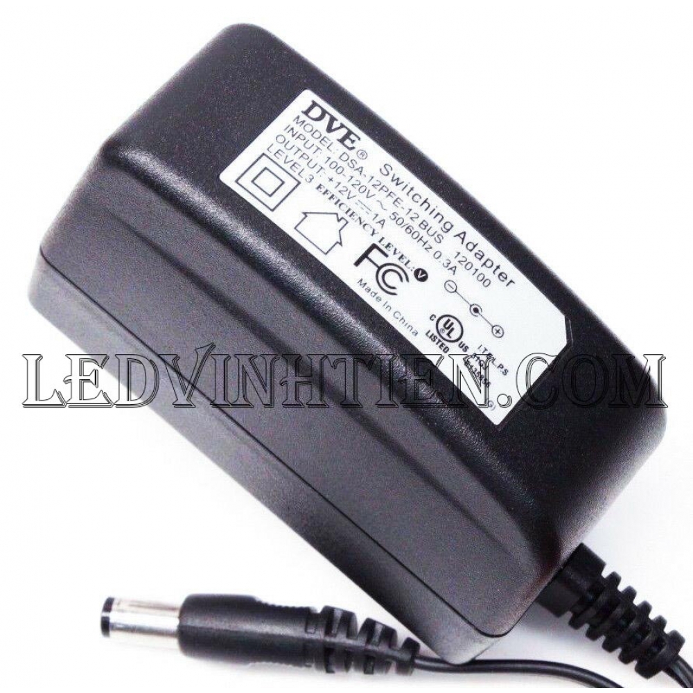 Adapter 12V 1A DVE