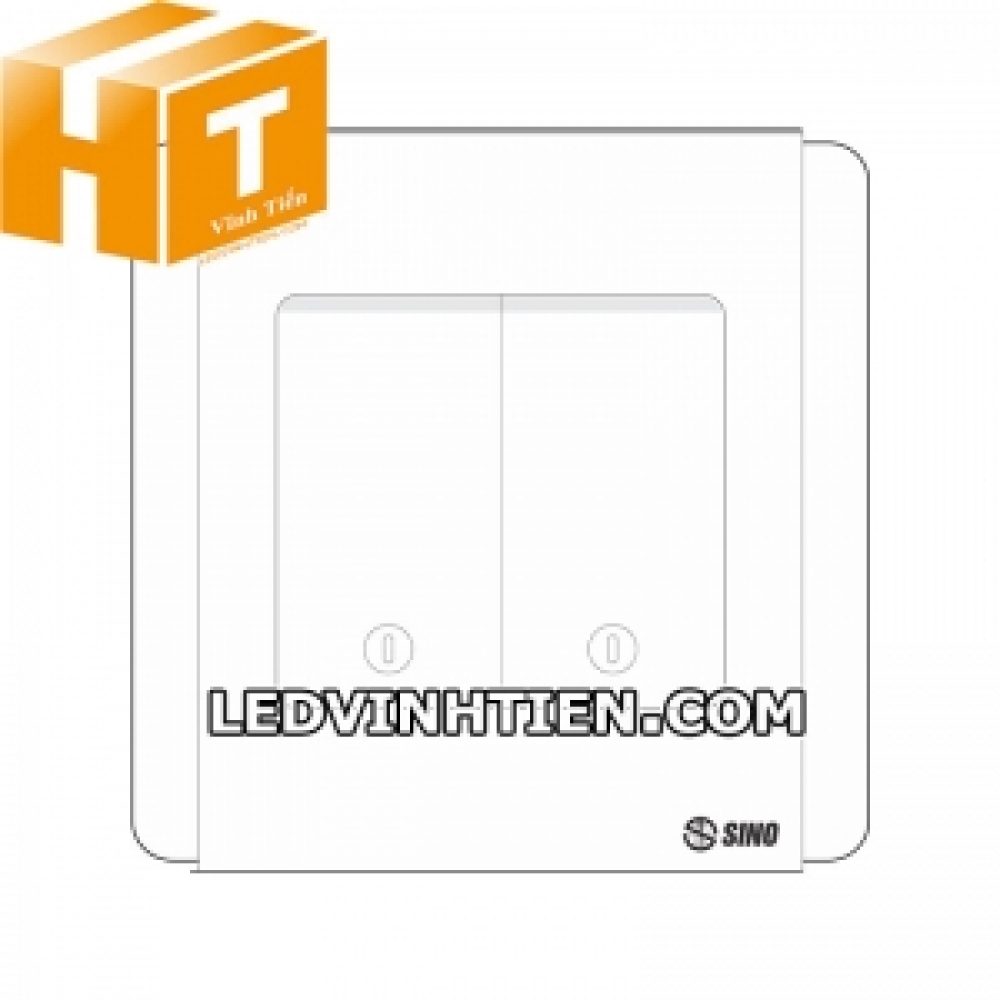 Công tắc đôi 2 chiều S66SDM2A Sino Vanlock