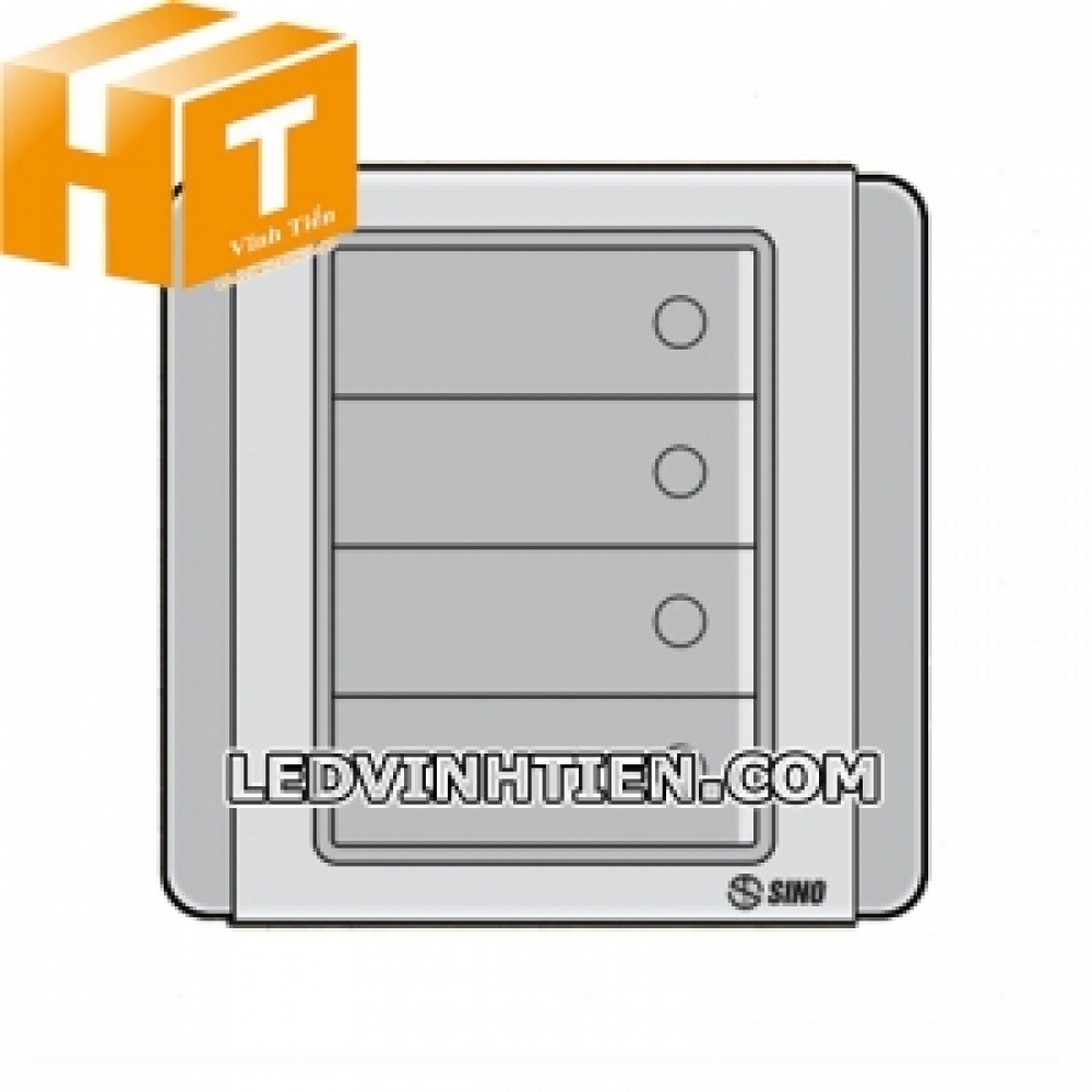 Công tắc bốn 1 chiều S66DG4A Sino