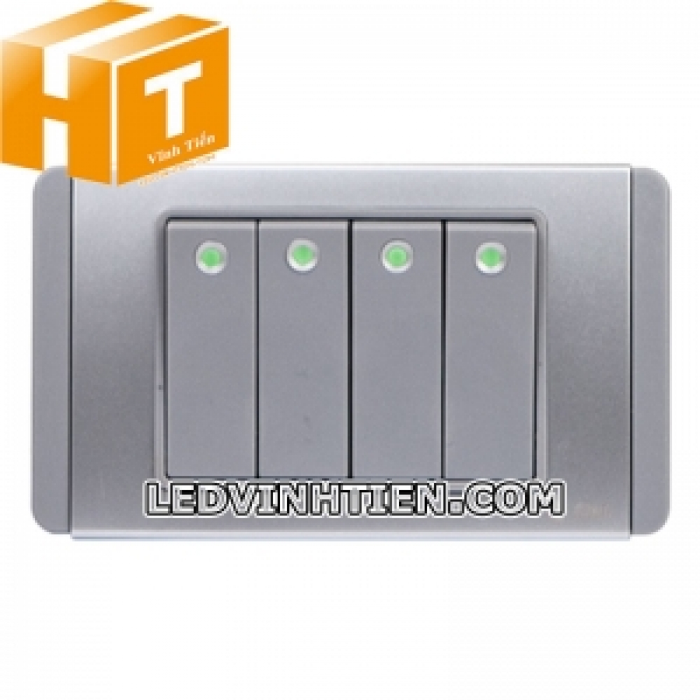 Công tắc bốn 1 chiều S68DG4 Sino