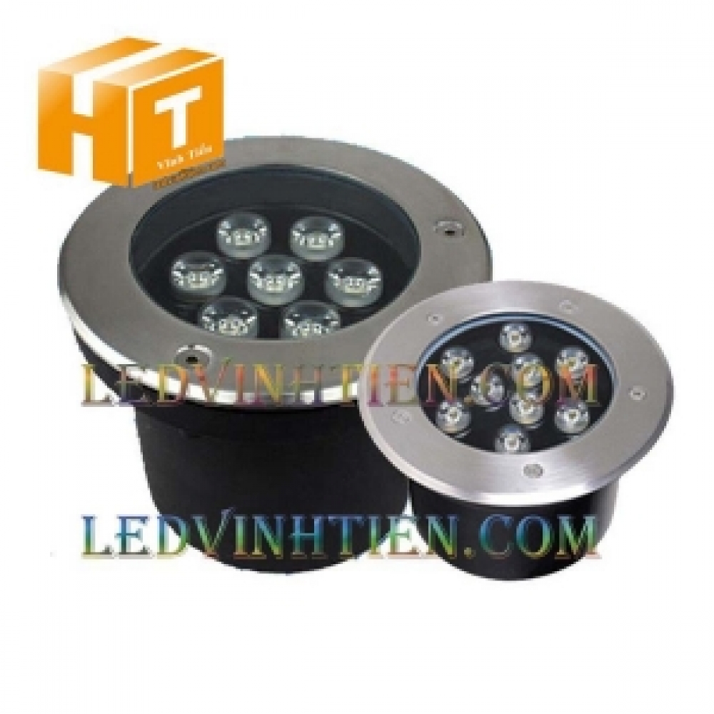 Đèn led âm đất 9W xanh dương