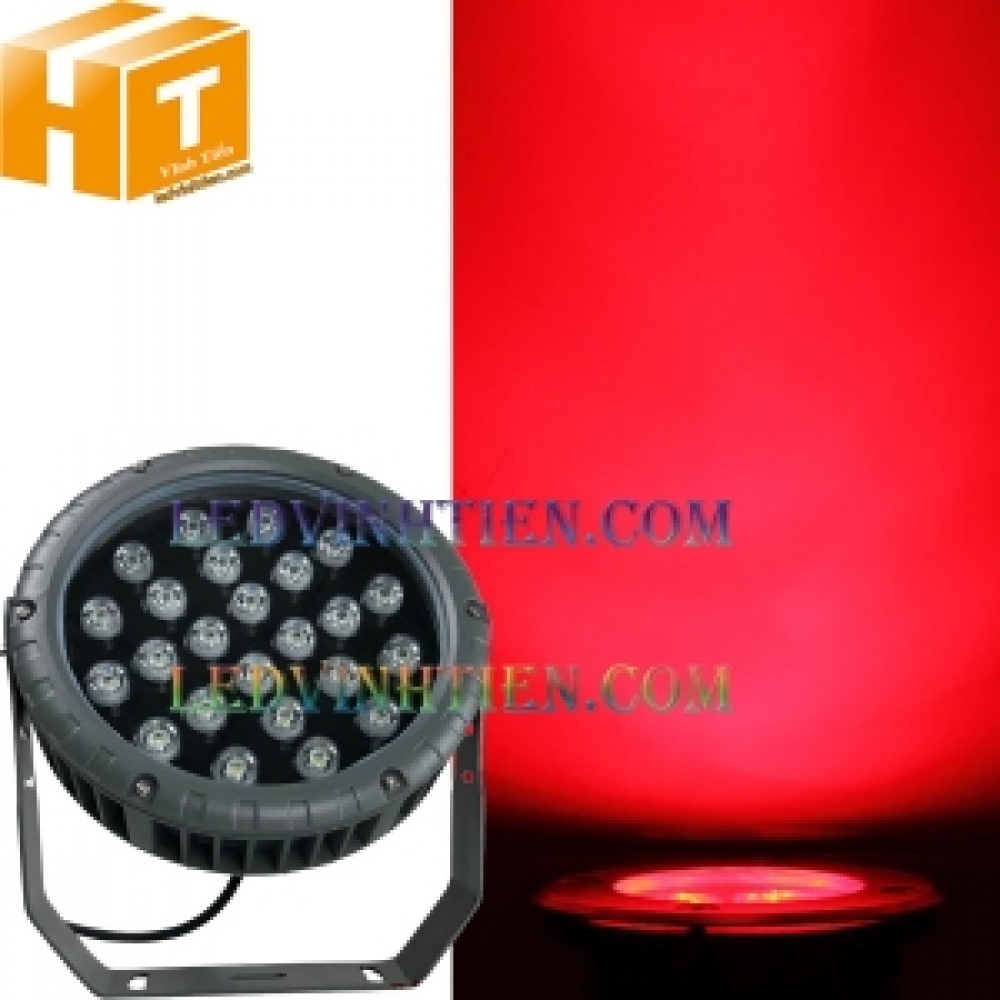 Đèn led rọi cây 24w màu đỏ