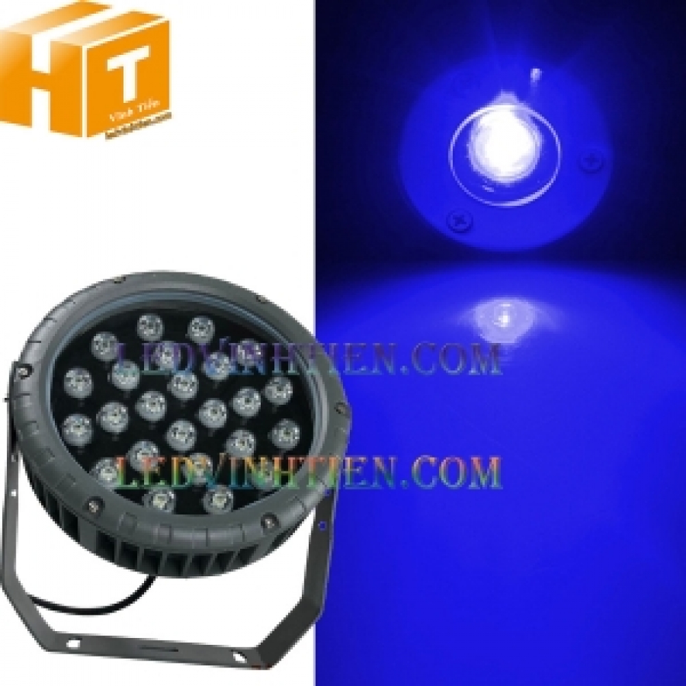 Đèn led rọi cây 24w xanh dương