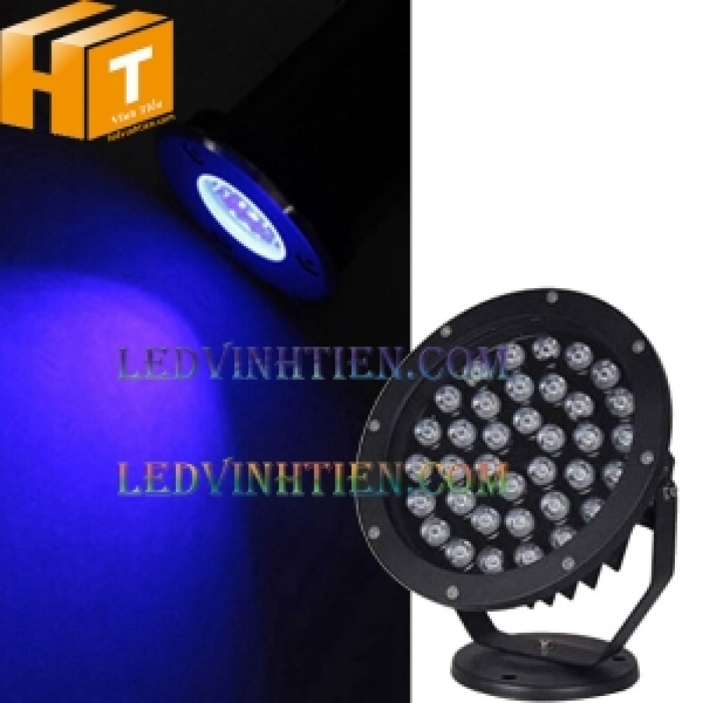 Đèn led rọi cây 36w xanh dương