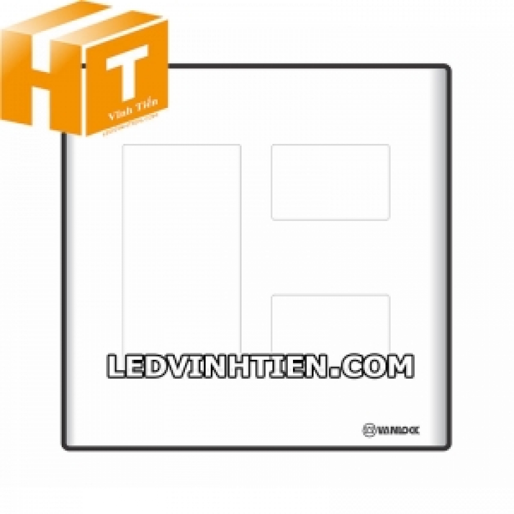 Mặt công tắc 3 lỗ S18CC5X / S18CC5XV Sino Vanlock