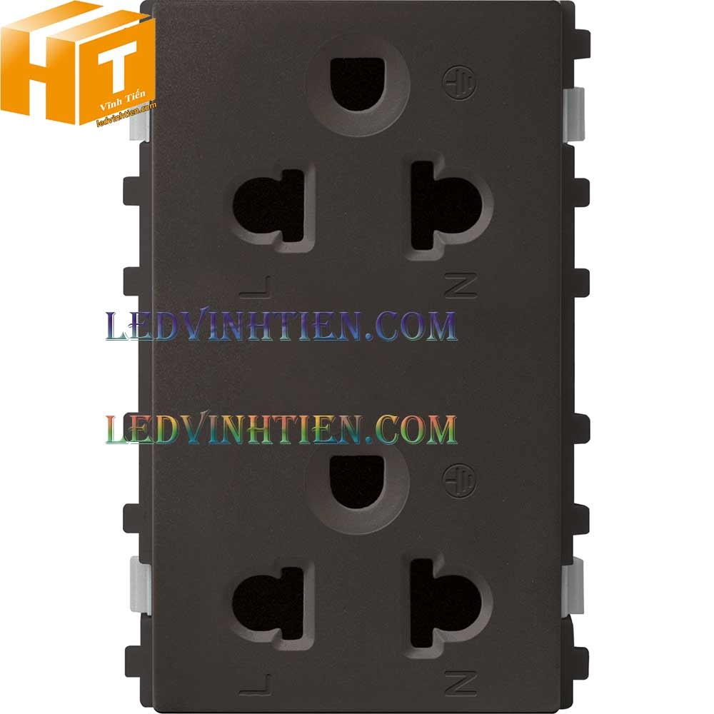 Ổ cắm Twin Universal 16A màu đồng Schneider