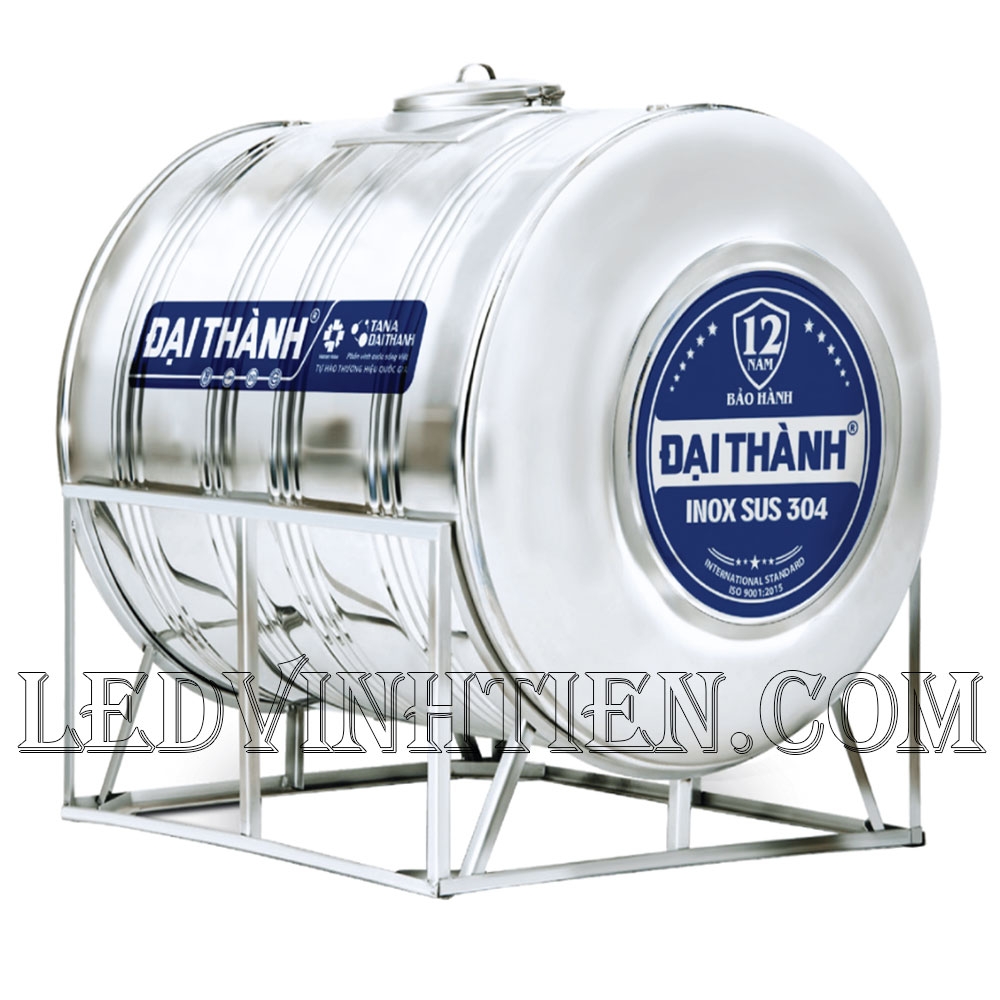 Bồn nước inox 500L Ngang - SUS 304