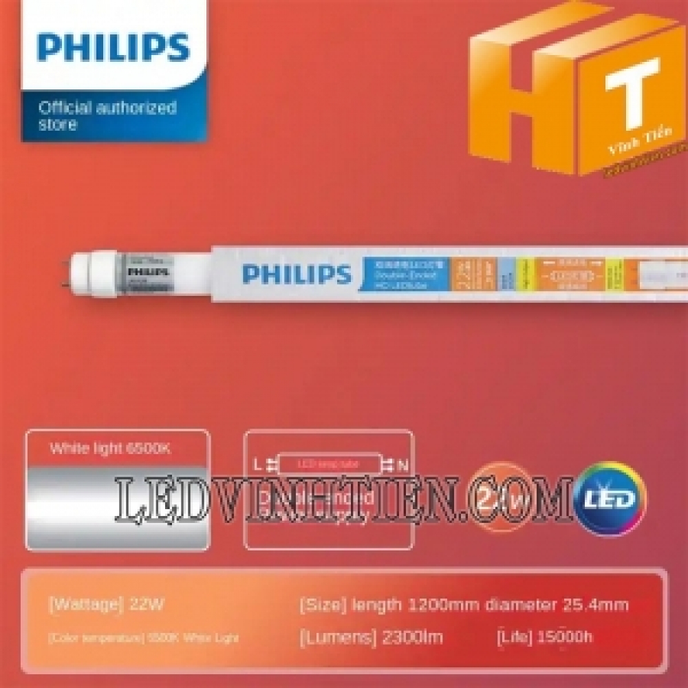 Bóng đèn tuýp led 22W Philips