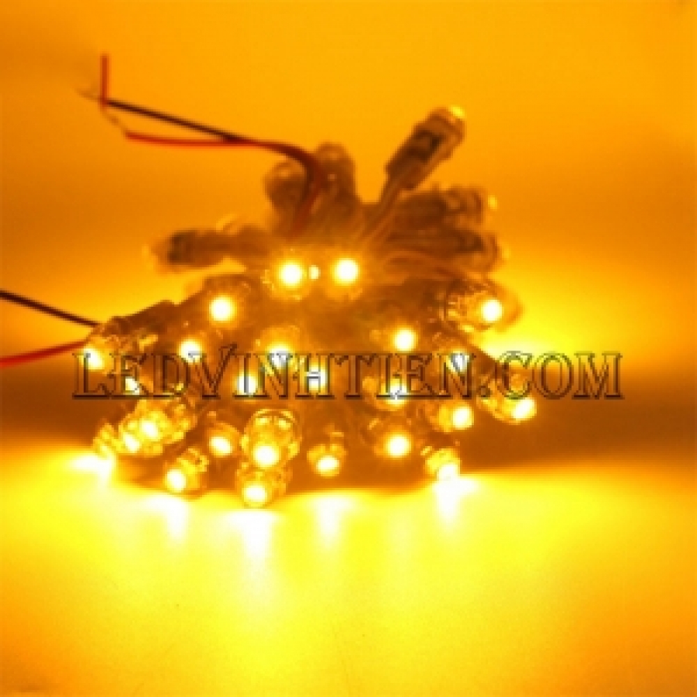 Led đúc F5 5V màu vàng