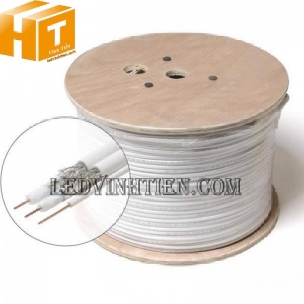 Cáp đồng trục liền nguồn Sino RG59 + 2C lõi đồng (305m)