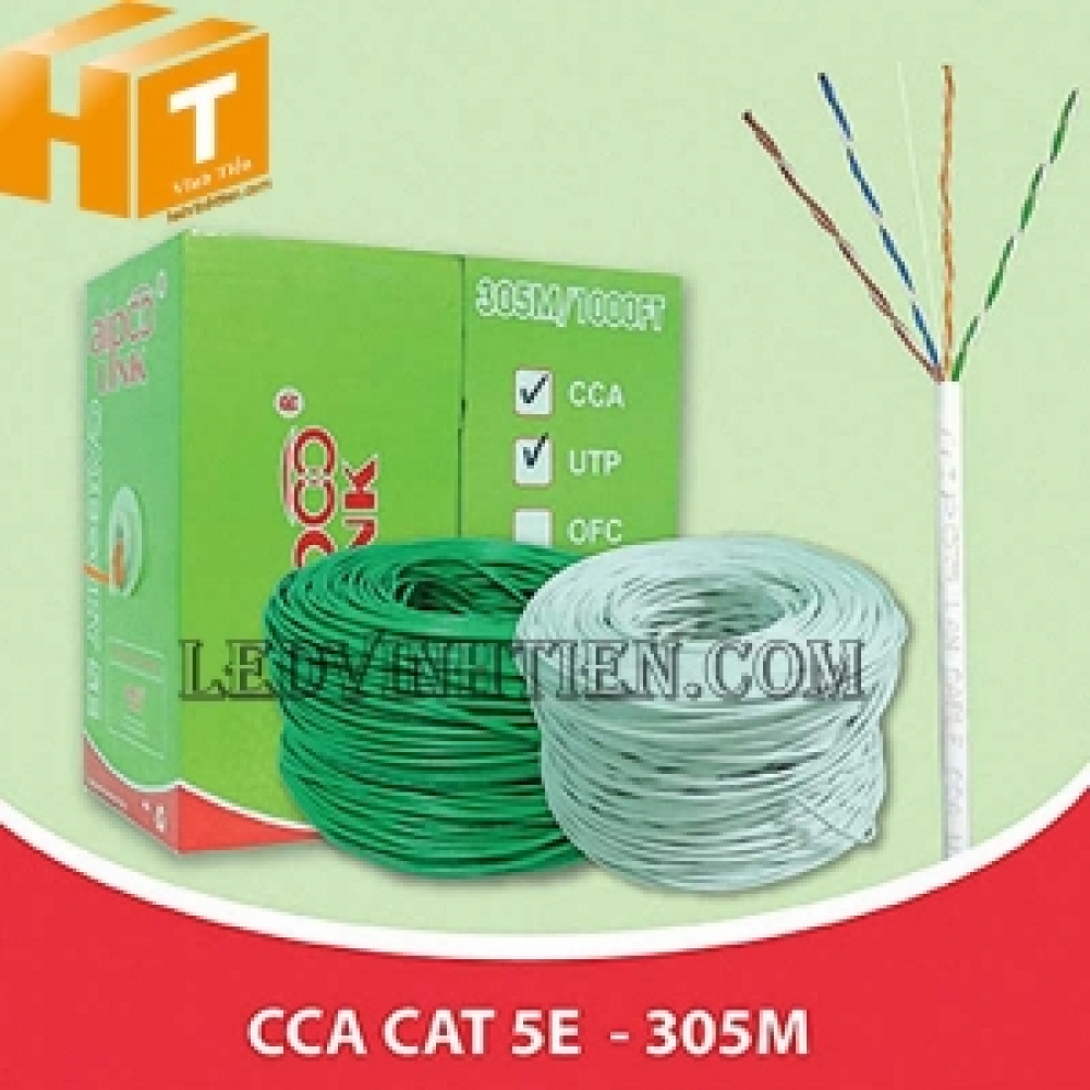 Cáp mạng Aipoo Link CAT5e UTP CCA