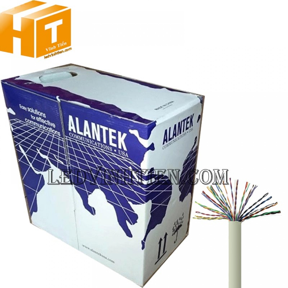 Cáp mạng Cat3 UTP Indoor Alantek 301-100253-05GY