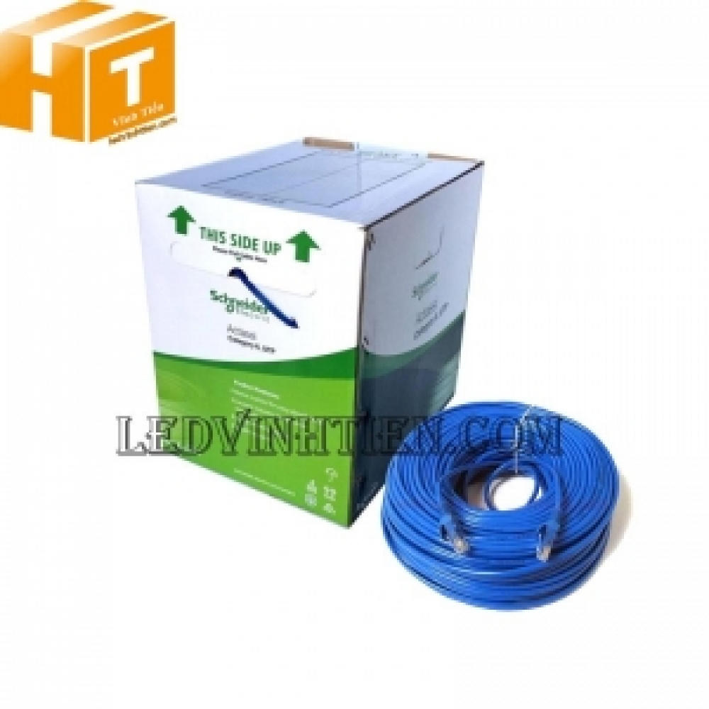 Cáp mạng chống cháy SCHNEIDER CAT6 UTP