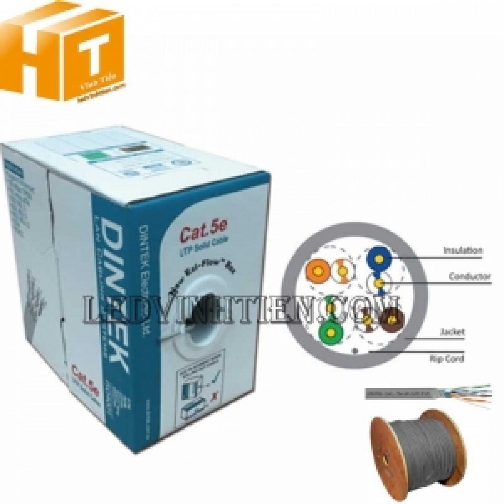 Cáp mạng Dintek CAT.5E S-FTP