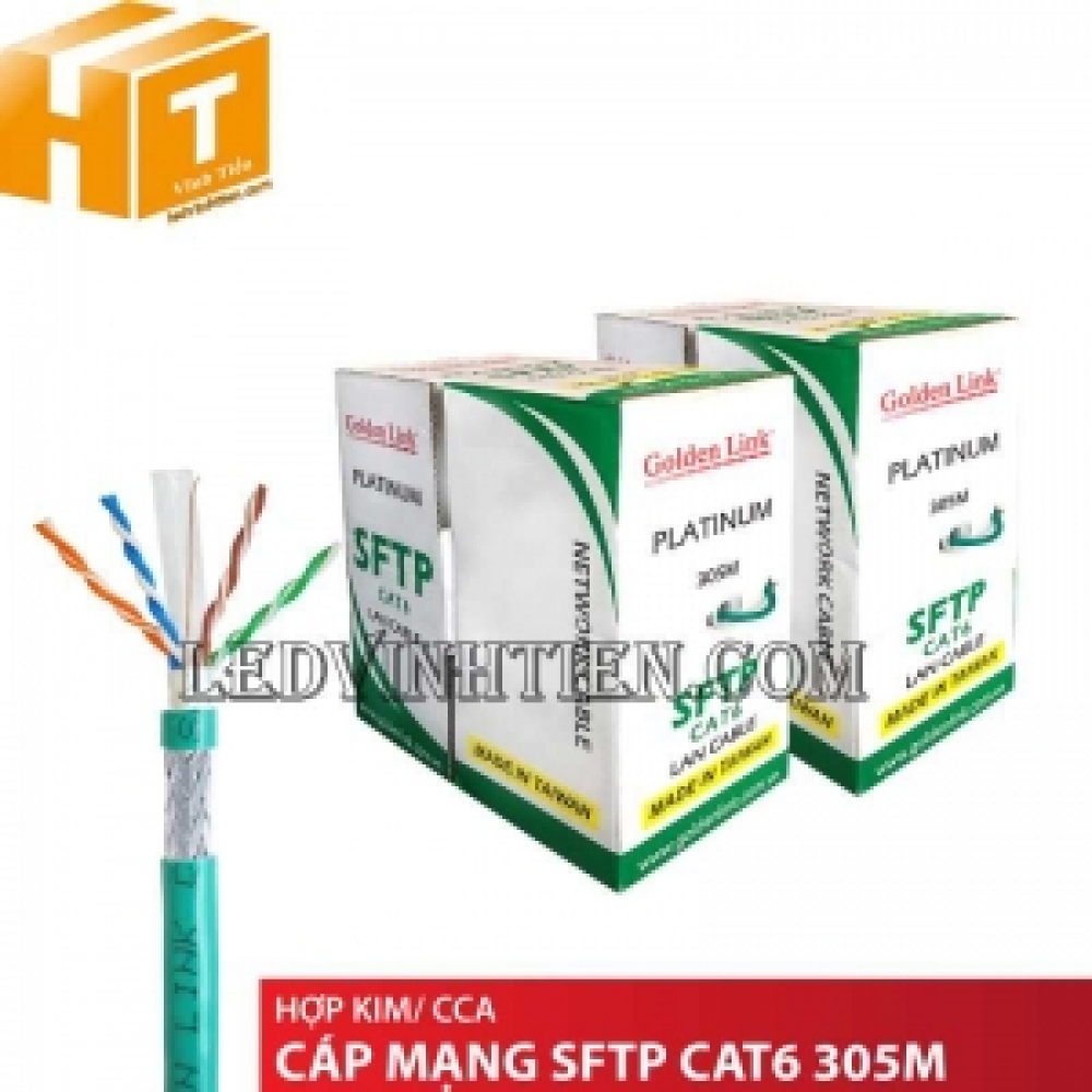 Cáp mạng Golden Link PLATINUM SFTP CAT 6