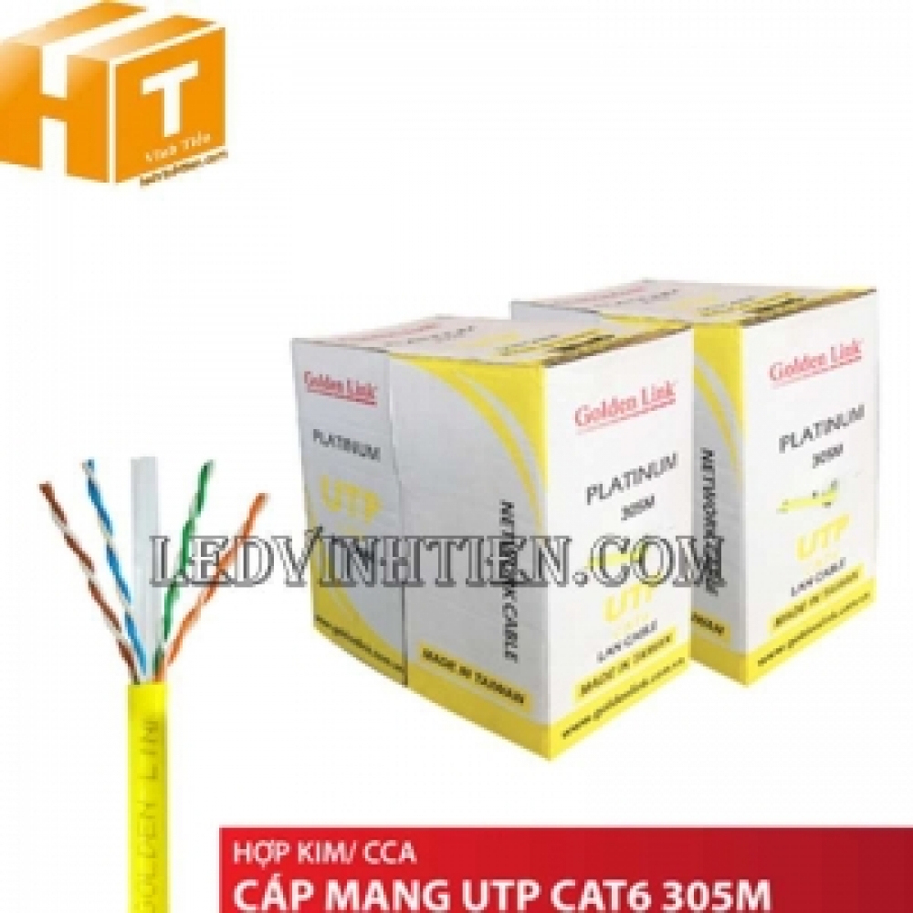 Cáp mạng Golden Link PLATINUM UTP CAT 6