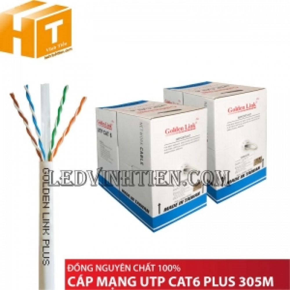 Cáp mạng Golden Link Plus UTP CAT 6