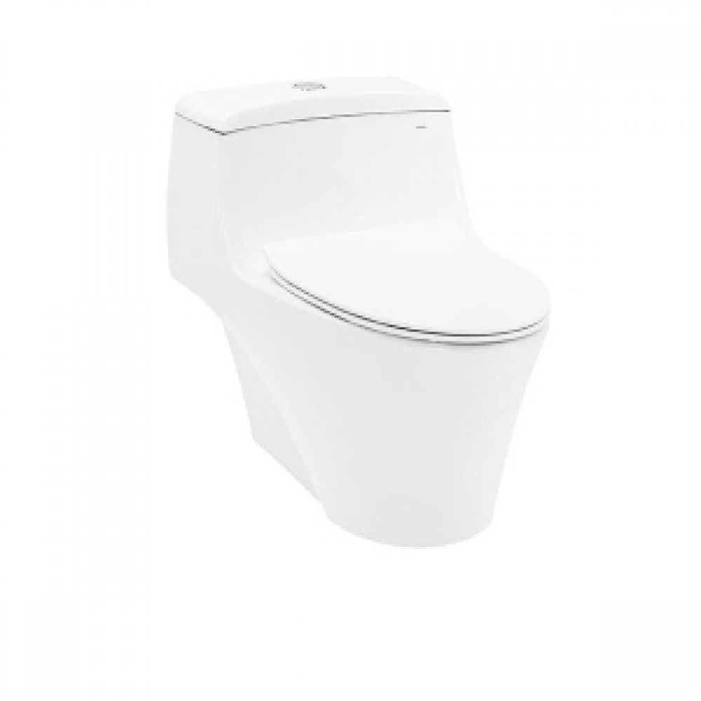 Bàn cầu một khối, nắp đóng êm CW823RAT8