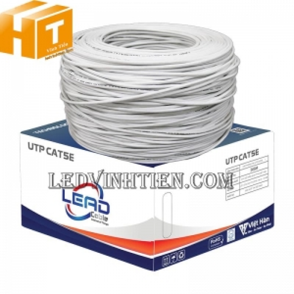 Dây cáp mạng Việt Hàn LEAD CAT5E UTP 26AWG