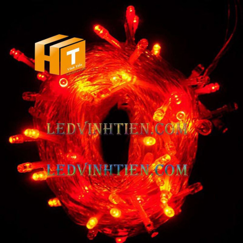 Dây đèn trang trí 8m màu đỏ