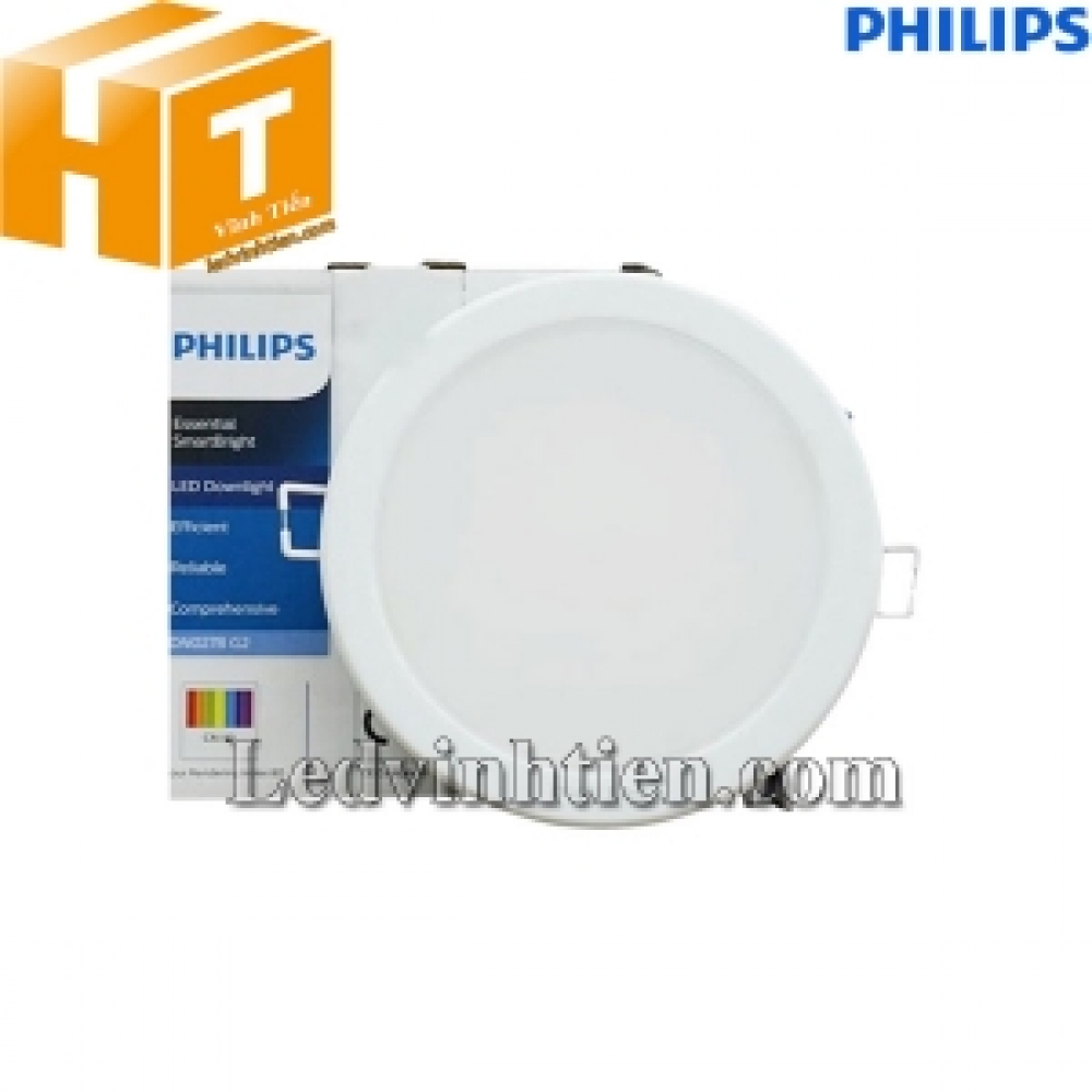 Đèn led âm trần tròn 10W DN027B G2 LED9 D125 RD Philips