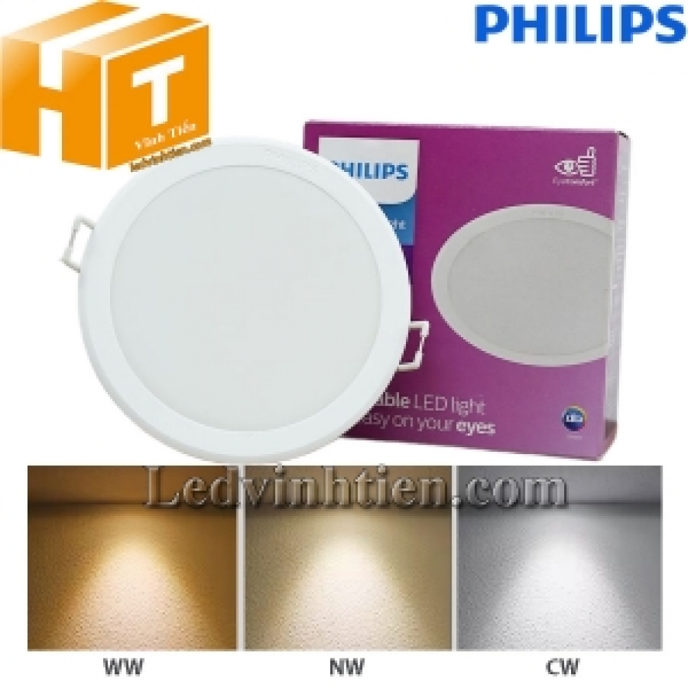 Đèn led âm trần tròn đổi màu 17W Meson SSW 150 Philips