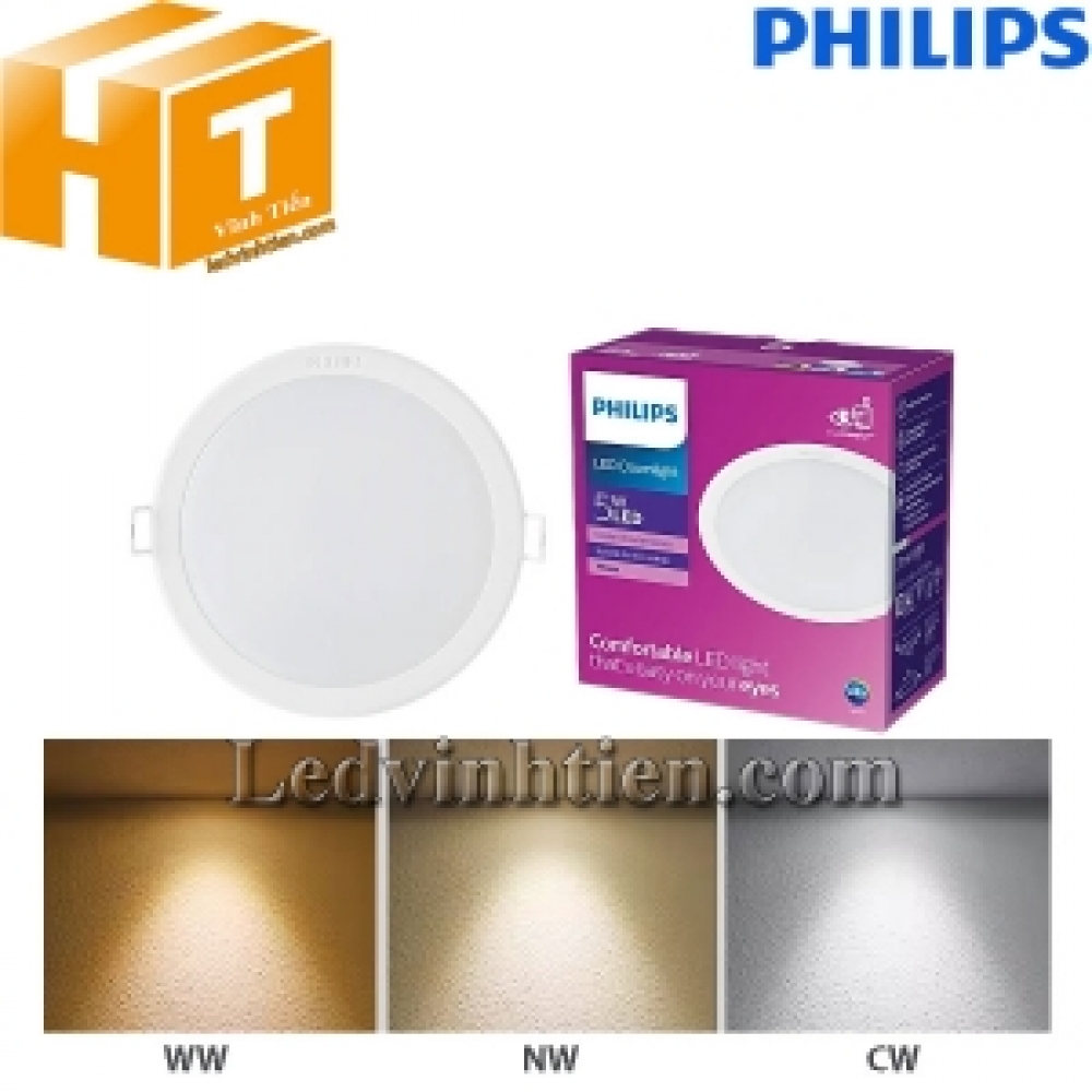 Đèn led âm trần tròn đổi màu 5W Meson SSW 080 Philips