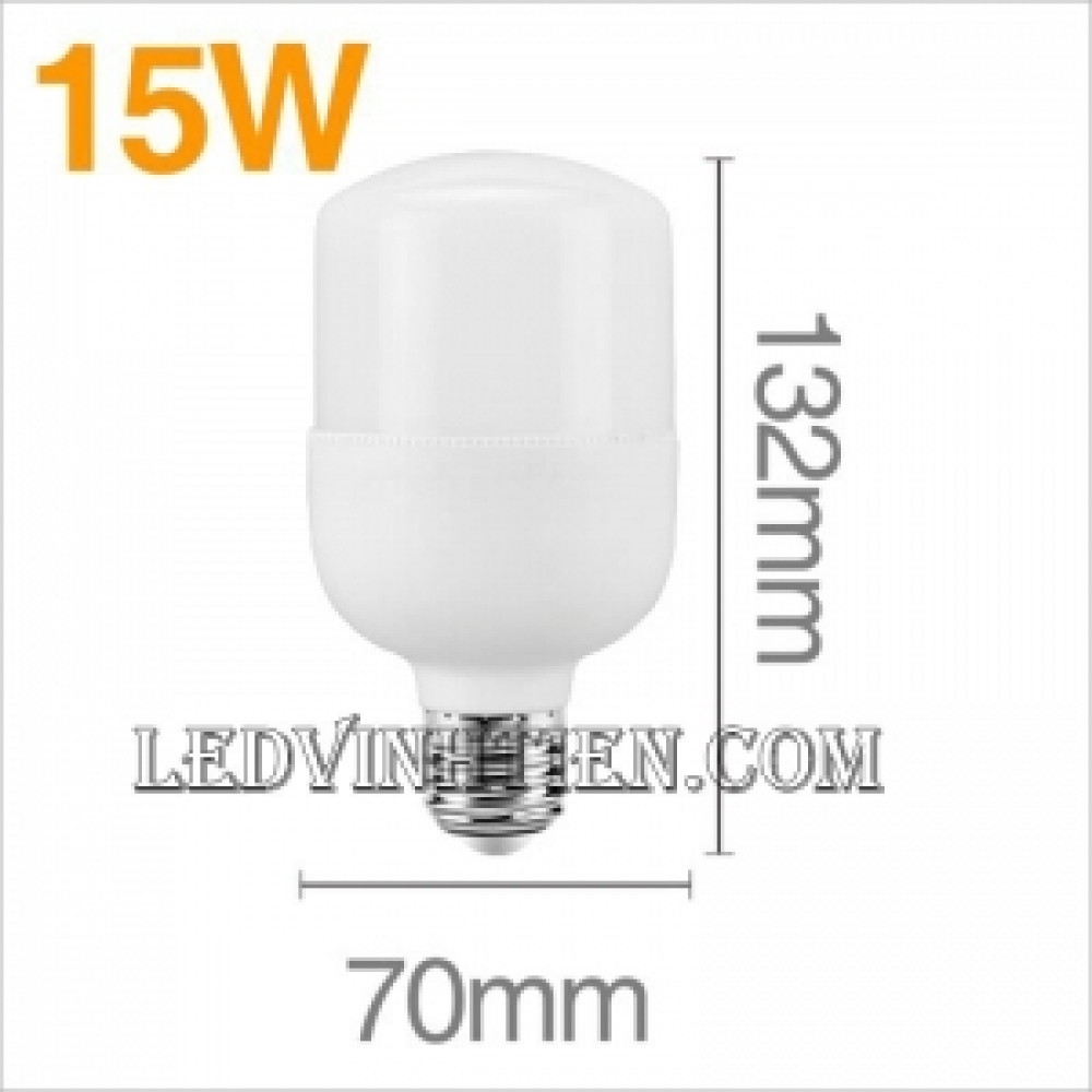 Đèn led búp trụ 15W