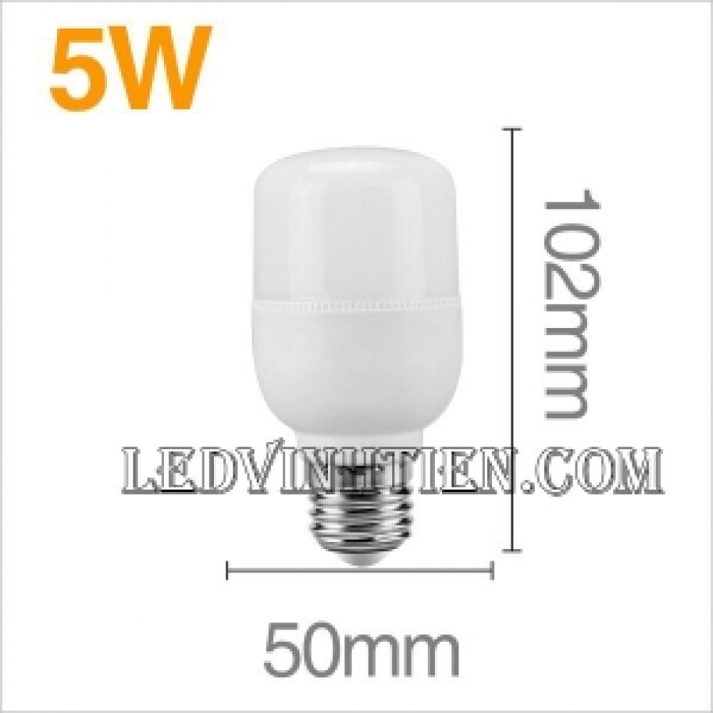 Đèn led búp trụ 5W