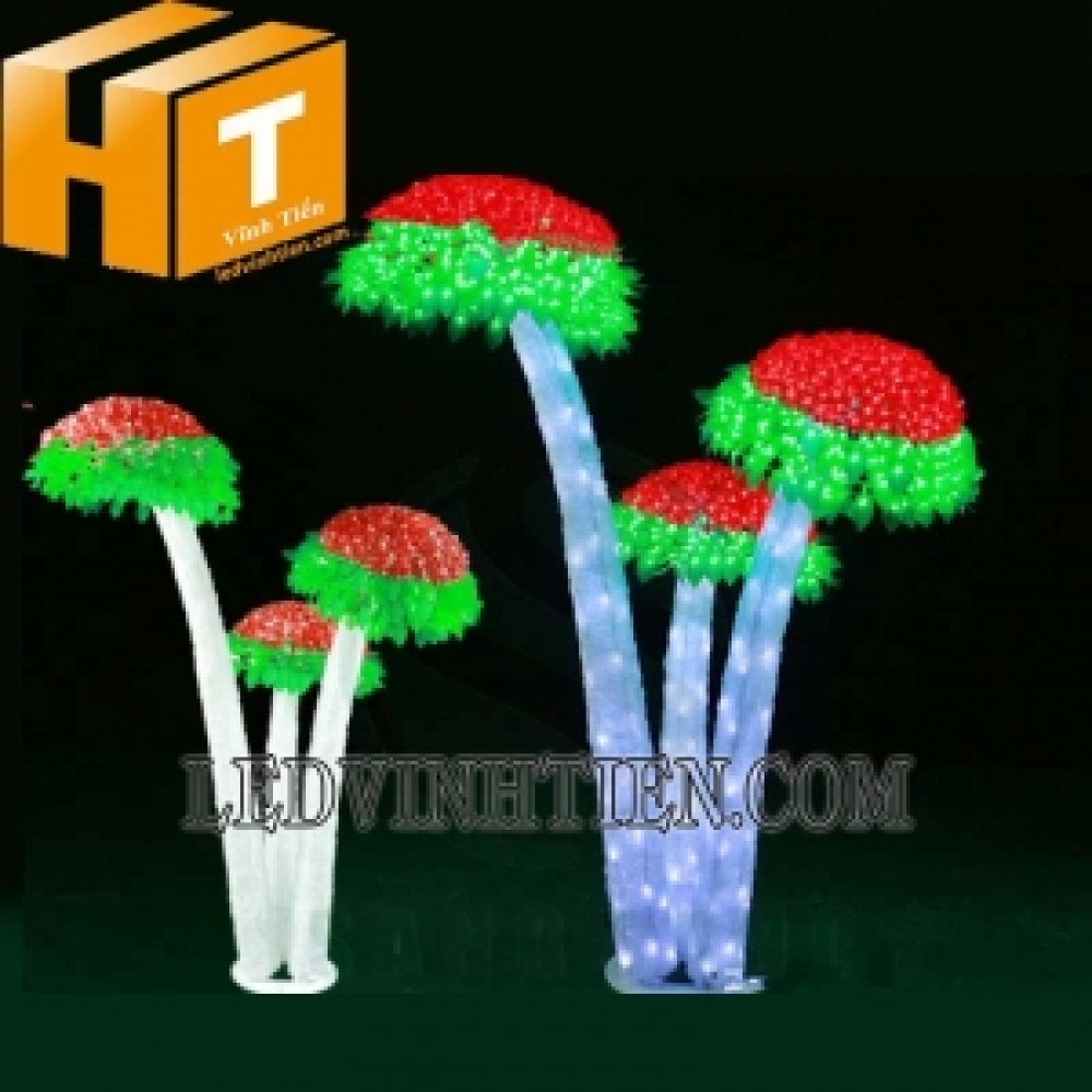 Đèn led cây nấm cỡ lớn 1m5