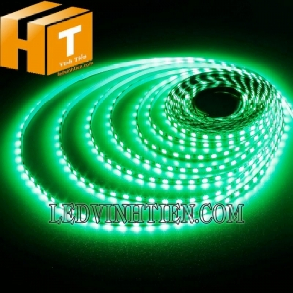 Đèn led dây 2835 12V xanh lá
