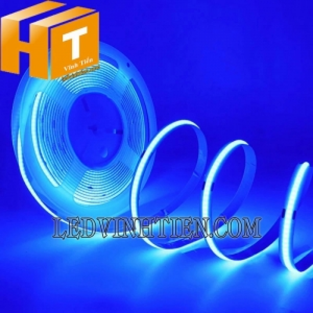 Đèn led dây COB 12V màu xanh dương