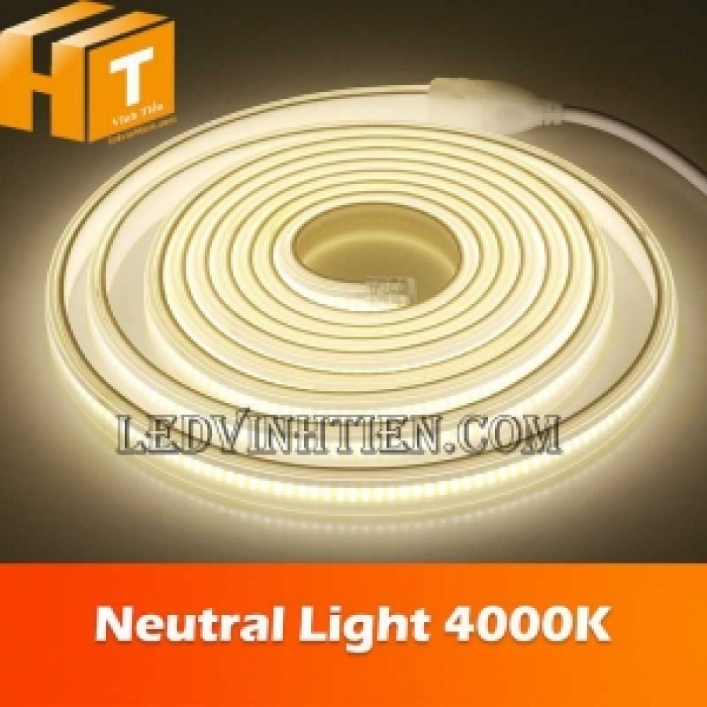 Đèn led dây COB 220V màu trung tính