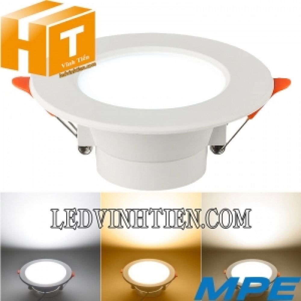 Đèn led downlight 3 màu DLC 18W MPE