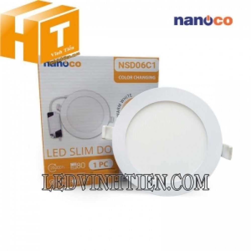 Đèn LED Downlight Nanoco siêu mỏng 12W