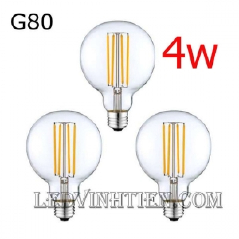 Đèn led trang trí Edison G80 4W