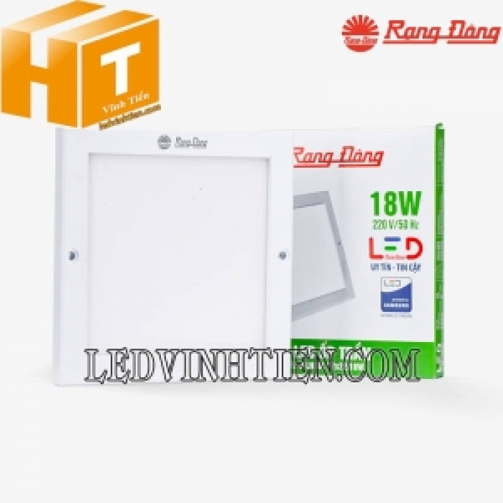 Đèn led ốp trần vuông 220x220/18W LN10