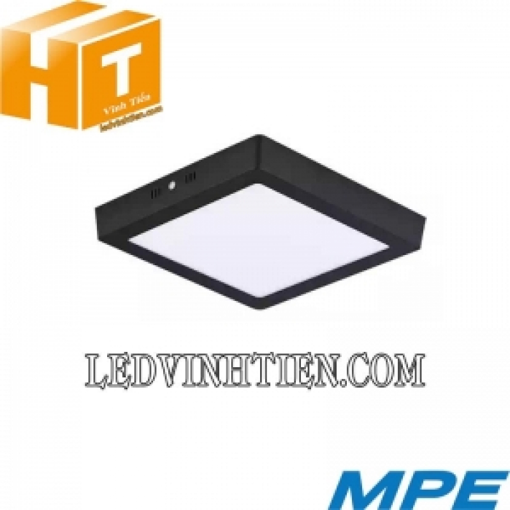Đèn led panel ốp trần nổi vuông viền đen SSPLB-24W trắng, vàng