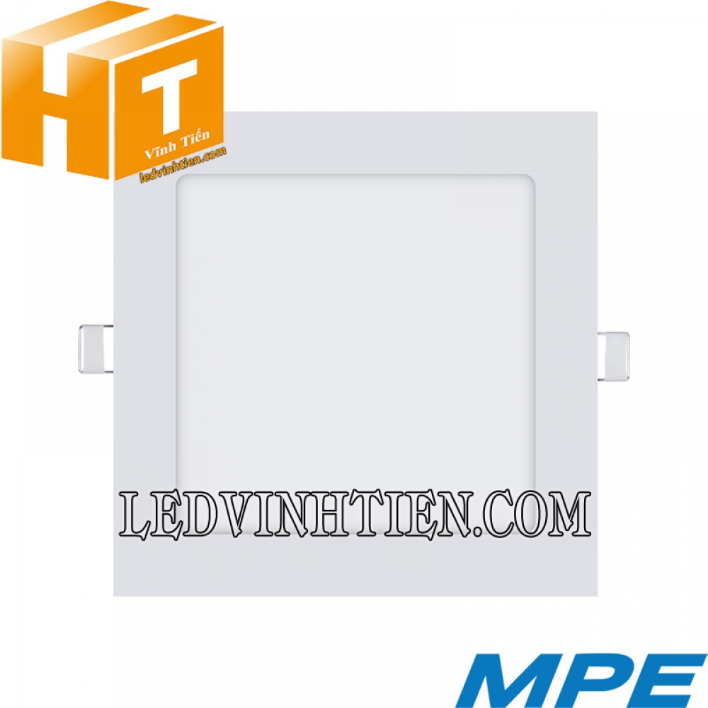 Đèn Led panel vuông âm SPL-9 trắng, vàng