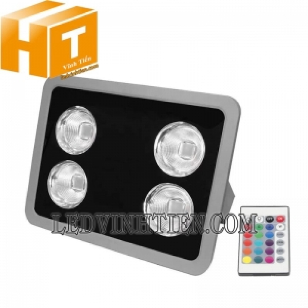 Đèn led pha chóa phễu 200W RGB