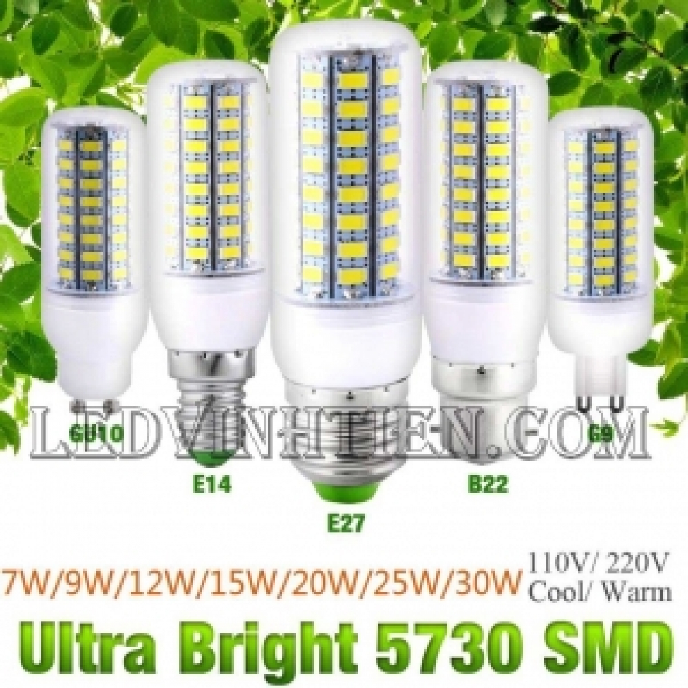 Đèn led trái bắp 15W