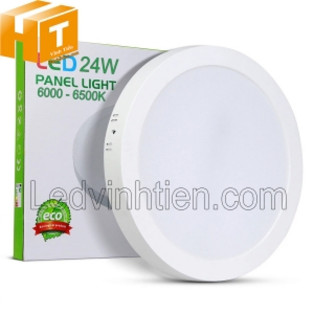 Đèn ốp nổi tròn 24w màu trắng