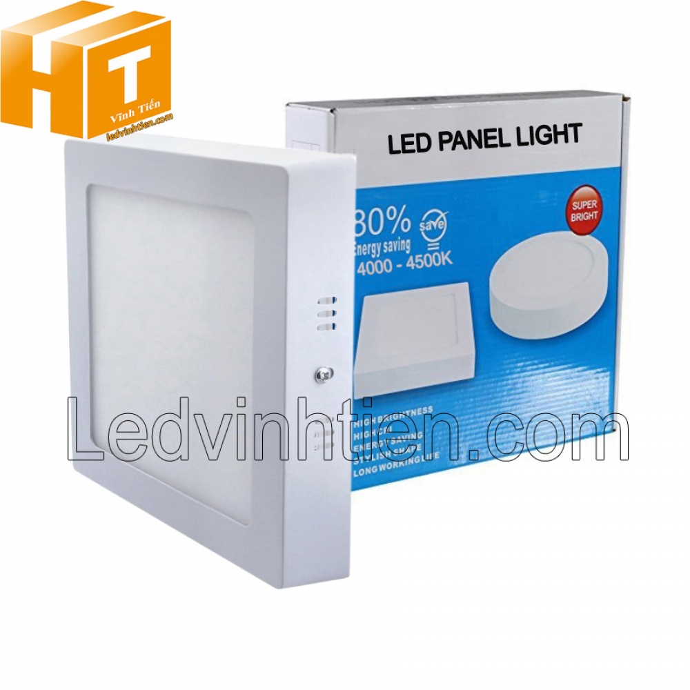 Đèn ốp nổi vuông 12w màu trung tính