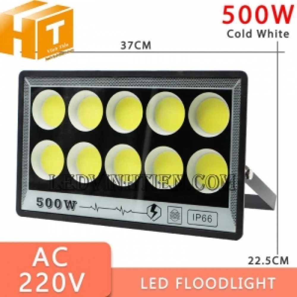 Đèn pha led COB 500W Vĩnh Tiến 