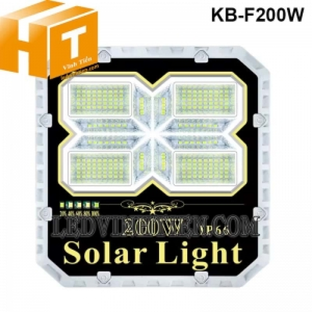 Đèn pha năng lượng mặt trời 200W