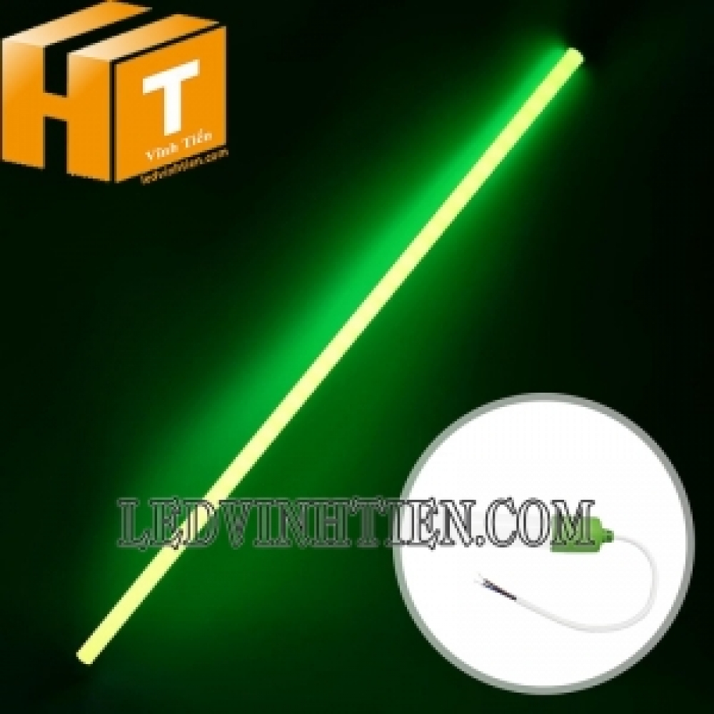 Đèn tuýp led T8 1m2 chống nước xanh lá