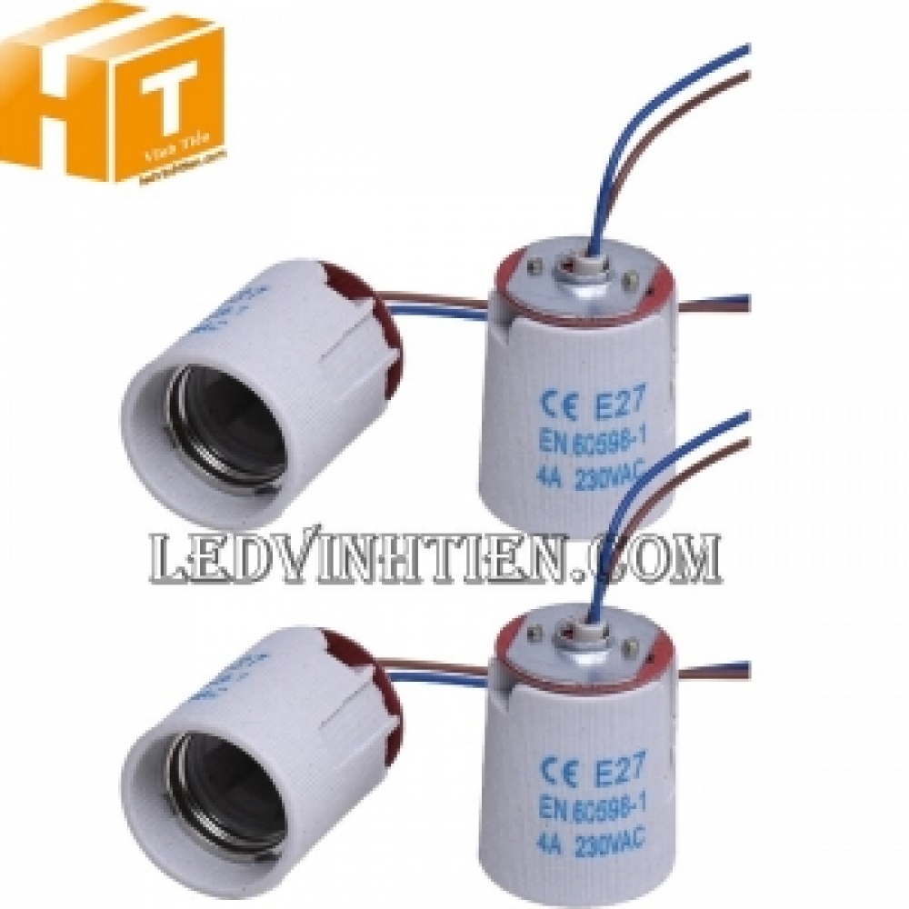 Đui sứ E27 chống cháy