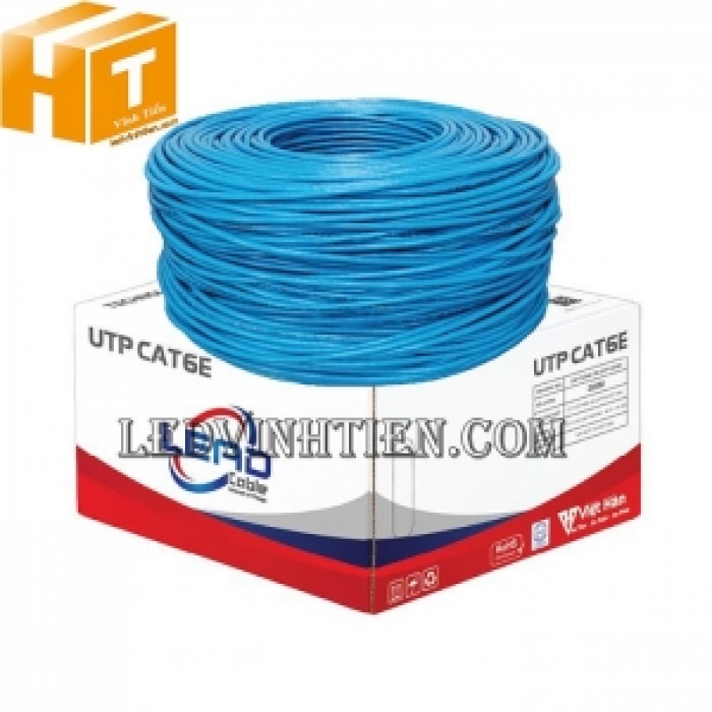 Dây cáp mạng Việt Hàn LEAD CAT6E UTP 25AWG