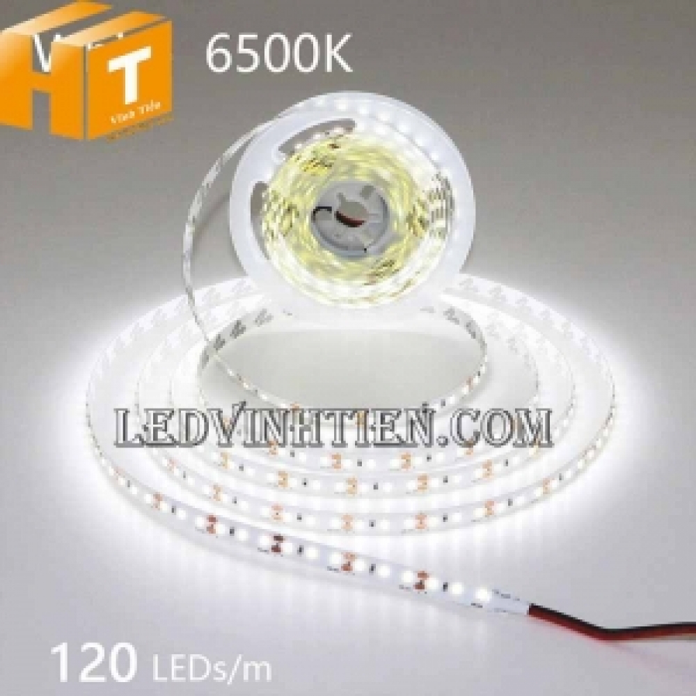 Led dây dán 2835 bản 5mm 120 led ánh sáng trắng